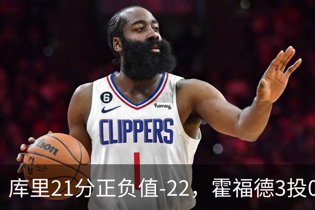 库里21分正负值-22，霍福德3投0中他仍力挺